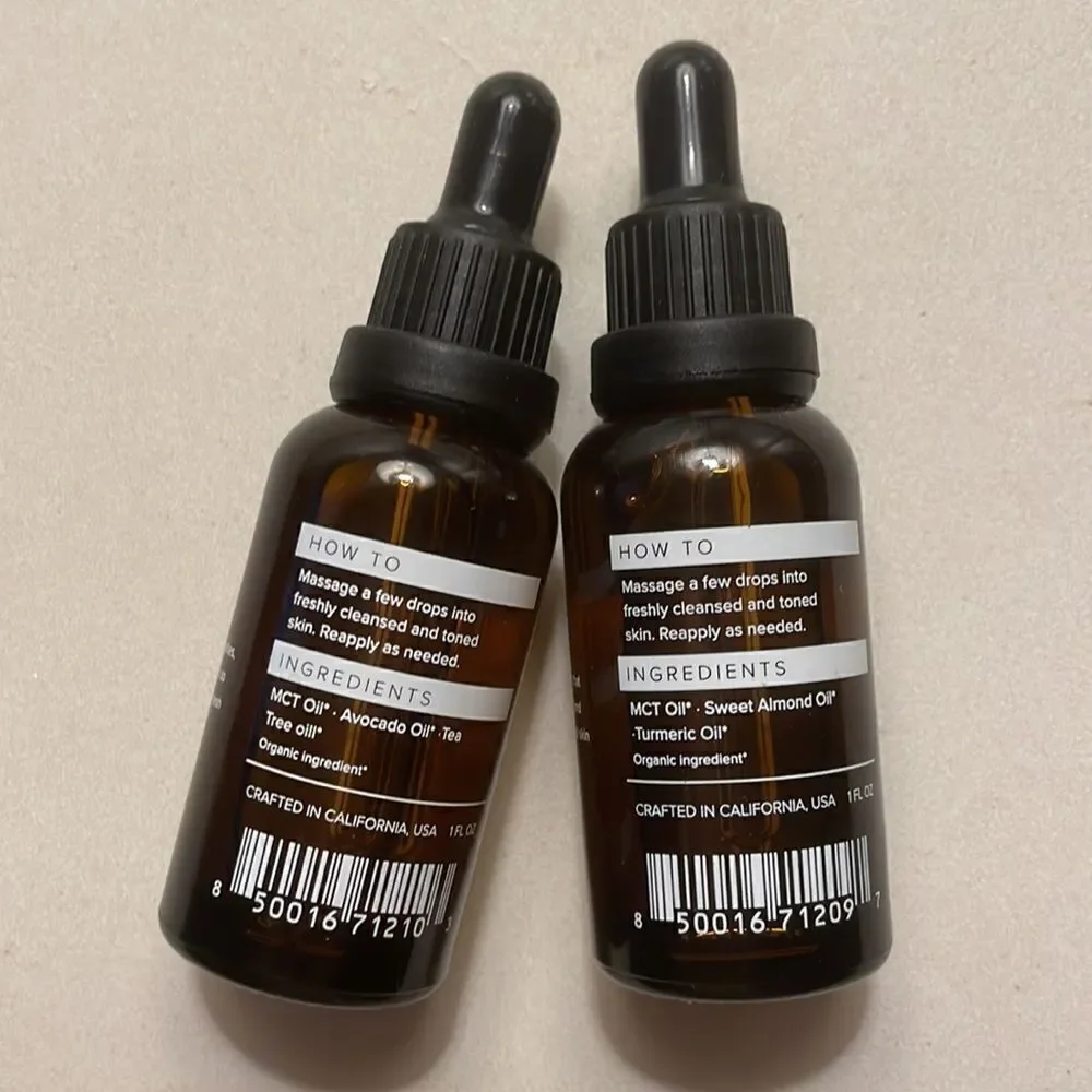 Jack Henry Morning Hydration and Nightly Detox Face Oil NWOB